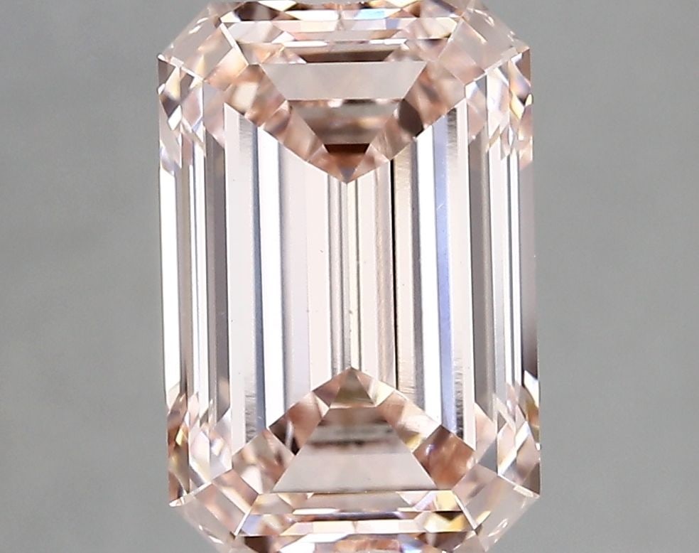 Loose Diamond - EMERALD 4.16ct Fancy Intense Pink VS1