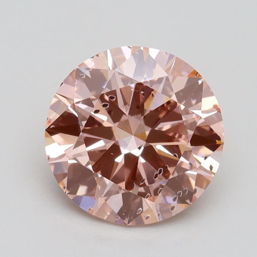 Loose Diamond - ROUND 1.97ct Fancy Intense Pink SI2