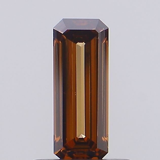 Loose Diamond - EMERALD 0.58ct Fancy Brown VS1