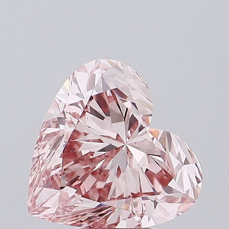 Loose Diamond - HEART 6.51ct Fancy Intense Pink VS1