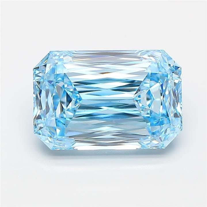 Loose Diamond - RADIANT 4.29ct Fancy Vivid Blue VS1