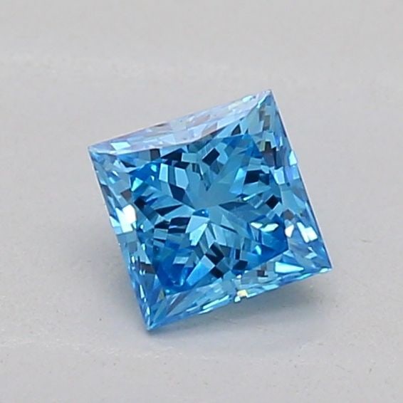 Loose Diamond - PRINCESS 0.27ct Fancy Vivid Blue VS1