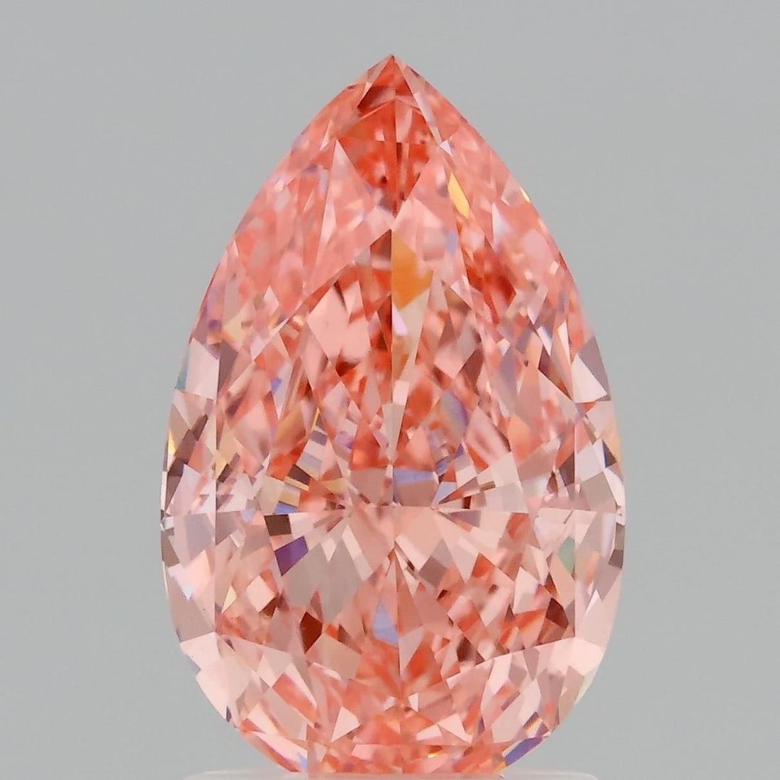 Loose Diamond - PEAR 2.05ct Fancy Vivid Pink VVS2: Loose Diamond - PEAR 2.05ct Fancy Vivid Pink VVS2 Source: This is a real non-mined Diamond that has been grown in a lab Shape: PEAR Carats: 2.05 Color: Fancy Vivid Pink Certification: IGI Video: