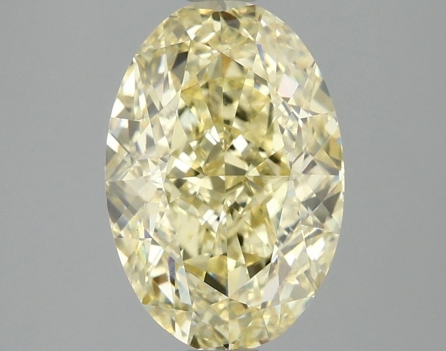 Loose Diamond - OVAL 3.02ct Fancy Vivid Yellow VS1