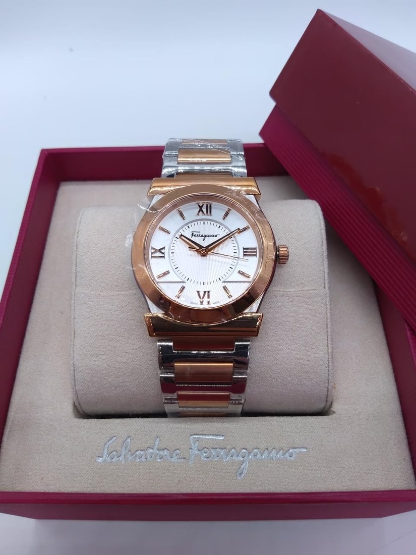 Unisex Swiss Wristwatch Salvatore Ferragamo Vega F10890016 Quartz