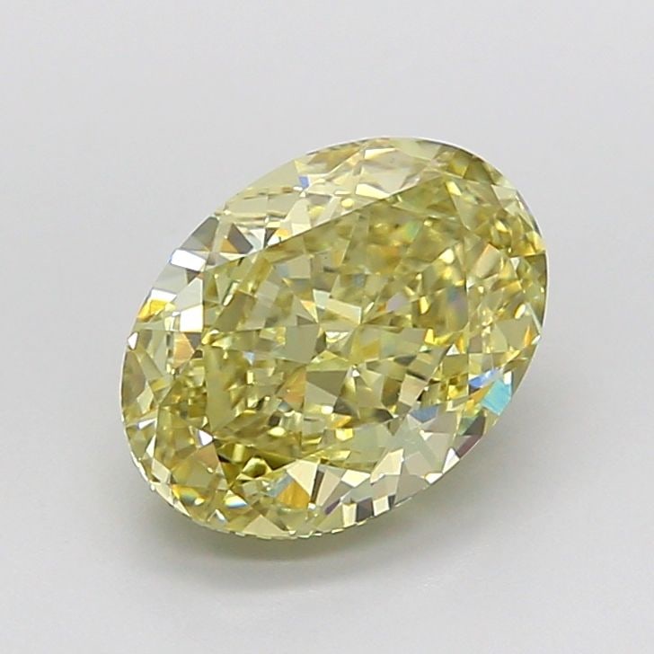 Loose Diamond - OVAL 3.1ct Fancy Yellow VS1