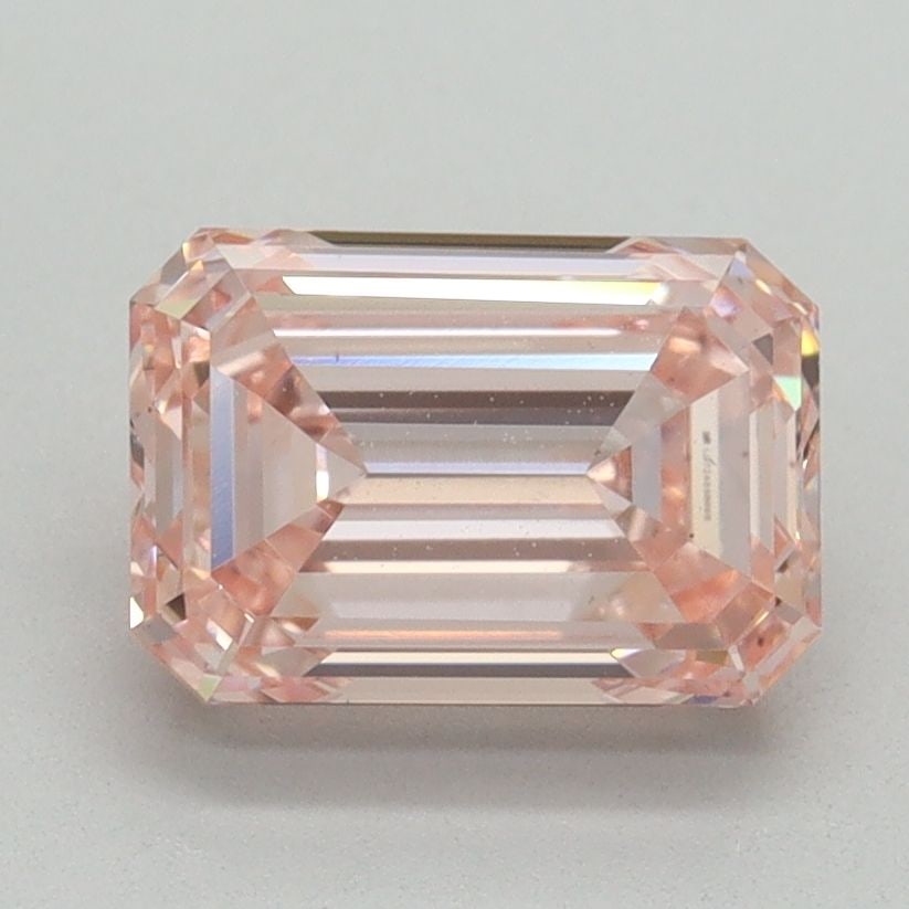 Loose Diamond - EMERALD 2.0ct Fancy Intense Pink VS1