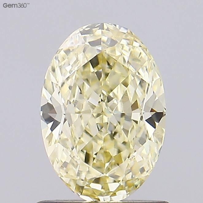 Loose Diamond - OVAL 1.08ct Fancy Light Yellow VVS2