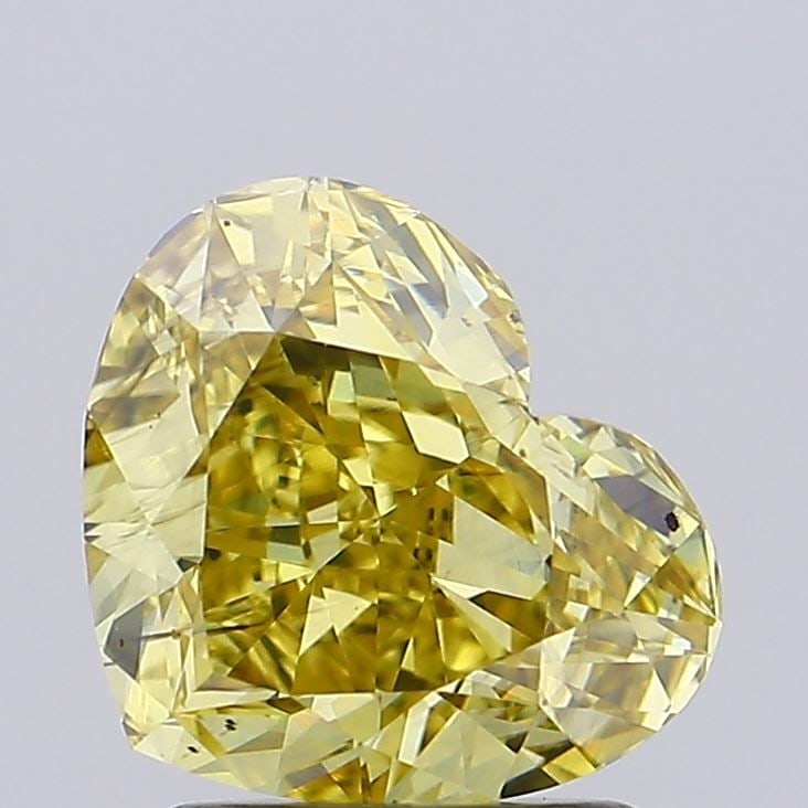 Loose Diamond - HEART 1.78ct Fancy Intense Yellow SI1