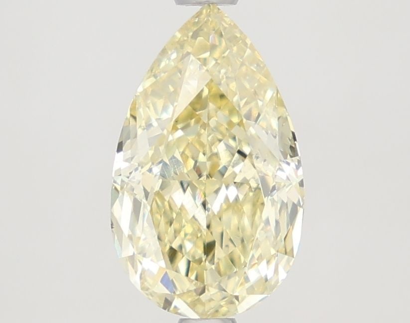 Loose Diamond - PEAR 1.9ct Fancy Yellow VS2: Loose Diamond - PEAR 1.9ct Fancy Yellow VS2 Source: This is a real non-mined Diamond that has been grown in a lab Shape: PEAR Carats: 1.9 Color: Fancy Yellow Certification: IGI Video: