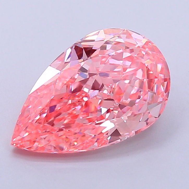 Loose Diamond - PEAR 2.55ct Fancy Vivid Pink VS1