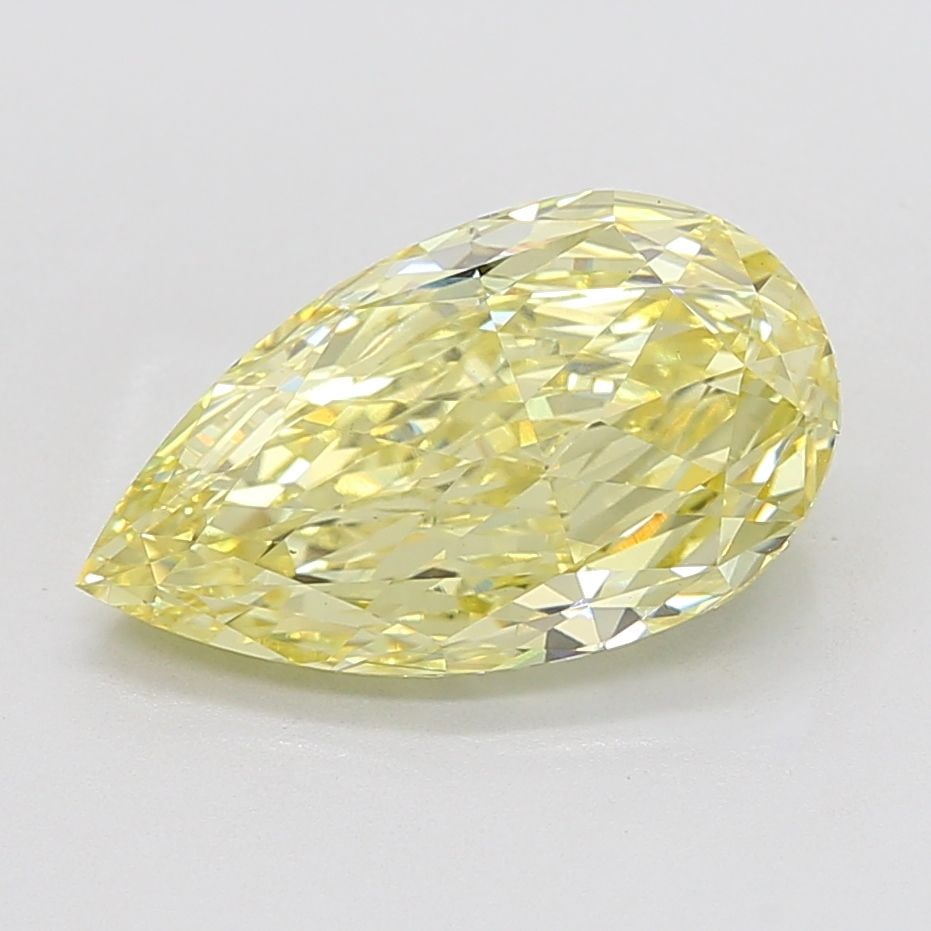 Loose Diamond - PEAR 7.02ct Fancy Intense Yellow VS1