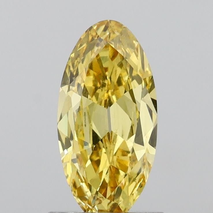 Loose Diamond - OVAL 1.08ct Fancy Vivid Yellow VVS2: Loose Diamond - OVAL 1.08ct Fancy Vivid Yellow VVS2 Source: This is a real non-mined Diamond that has been grown in a lab Shape: OVAL Carats: 1.08 Color: Fancy Vivid Yellow Certification: IGI Video: