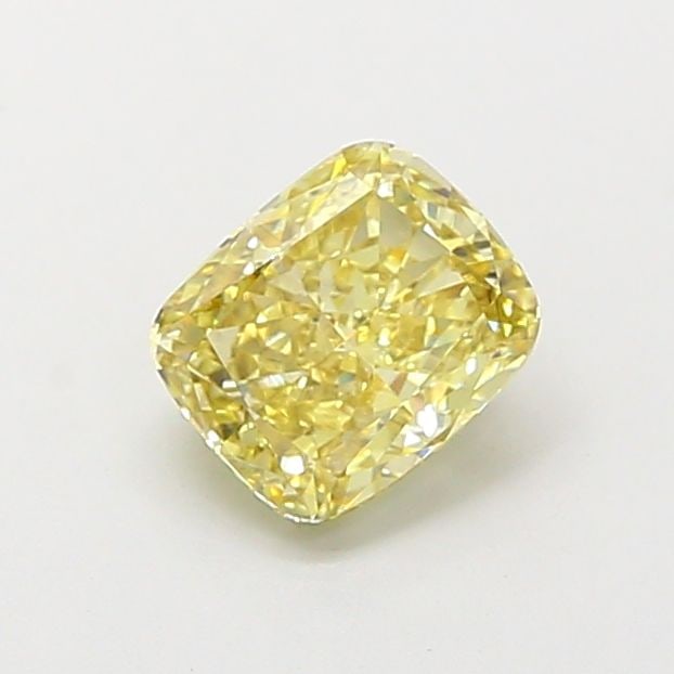 Loose Diamond - CUSHION MODIFIED 1.5ct Fancy Yellow VS2: Loose Diamond - CUSHION MODIFIED 1.5ct Fancy Yellow VS2 Source: This is a real non-mined Diamond that has been grown in a lab Shape: CUSHION MODIFIED Carats: 1.5 Color: Fancy Yellow Certification: IGI
