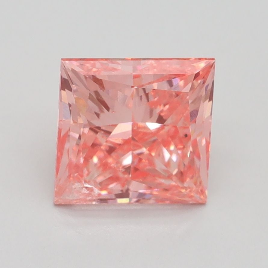 Loose Diamond - PRINCESS 2.01ct Fancy Vivid Pink SI2