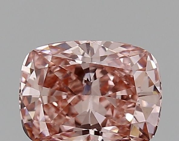 Loose Diamond - CUSHION MODIFIED 1.03ct Fancy Vivid Pink VS1: Loose Diamond - CUSHION MODIFIED 1.03ct Fancy Vivid Pink VS1 Source: This is a real non-mined Diamond that has been grown in a lab Shape: CUSHION MODIFIED Carats: 1.03 Color: Fancy Vivid Pink Certific