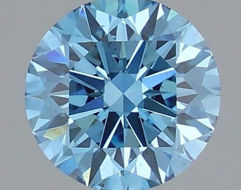Ideal Loose Diamond - ROUND 1.01ct Fancy Vivid Blue VS2: Ideal Loose Diamond - ROUND 1.01ct Fancy Vivid Blue VS2 Source: This is a real non-mined Diamond that has been grown in a lab Shape: ROUND Carats: 1.01 Color: Fancy Vivid Blue Certification: IGI Video