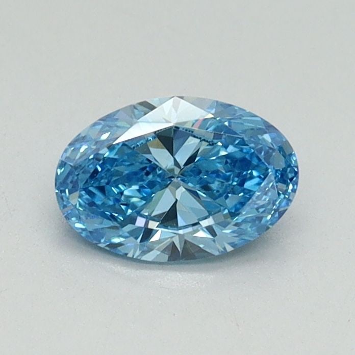 Loose Diamond - OVAL 0.5ct Fancy Vivid Blue VVS2