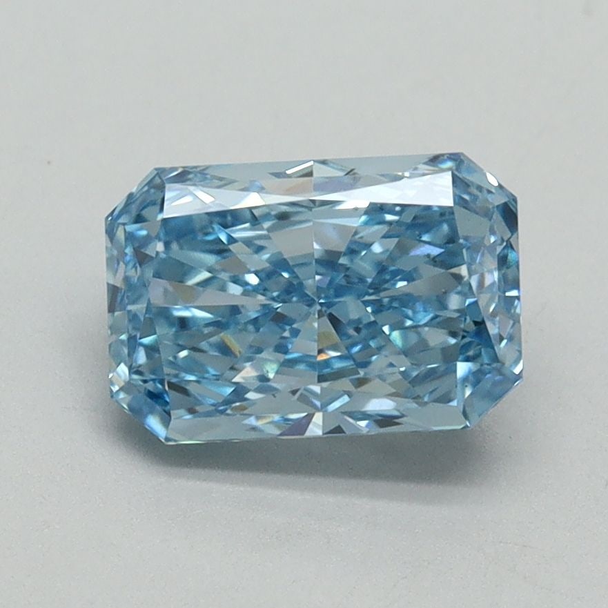 Loose Diamond - RADIANT 1.41ct Fancy Vivid Blue VS1