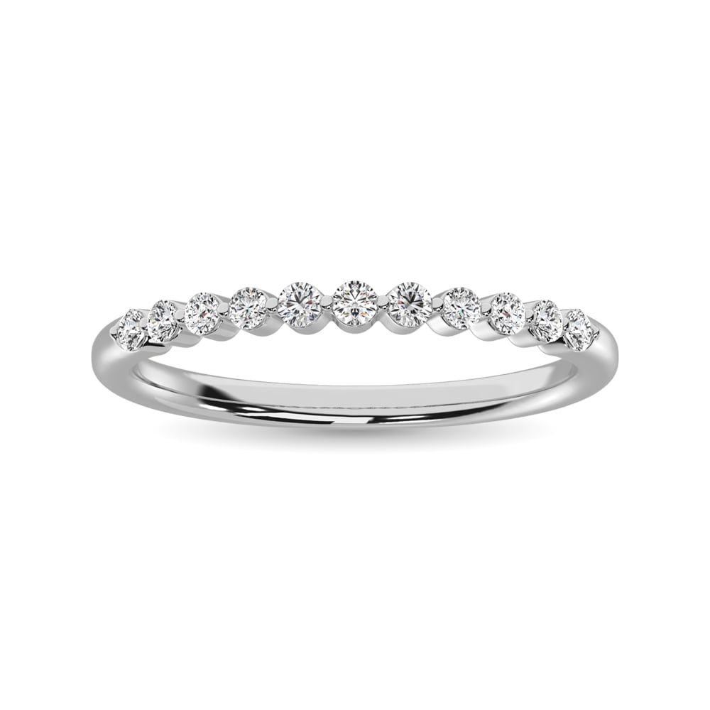 Diamond 1/5 Ct.Tw. Promise Ring in 14K White Gold