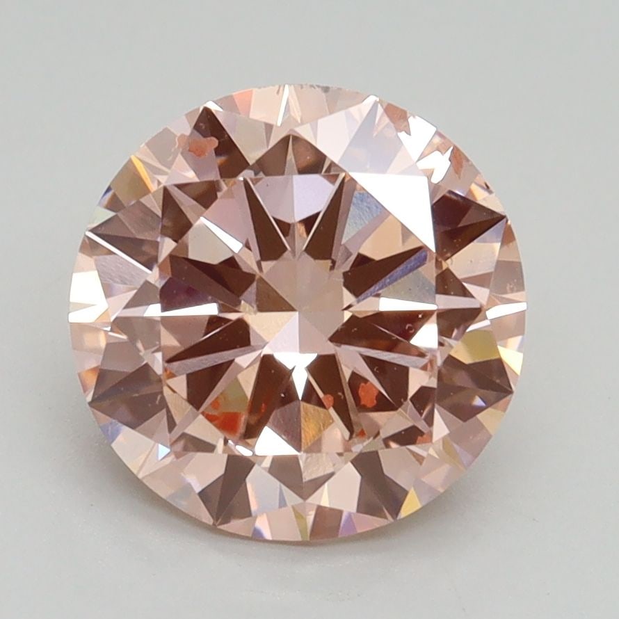 Loose Diamond - ROUND 2.5ct Fancy Intense Pink SI1: Loose Diamond - ROUND 2.5ct Fancy Intense Pink SI1 Source: This is a real non-mined Diamond that has been grown in a lab Shape: ROUND Carats: 2.5 Color: Fancy Intense Pink Certification: IGI Video: