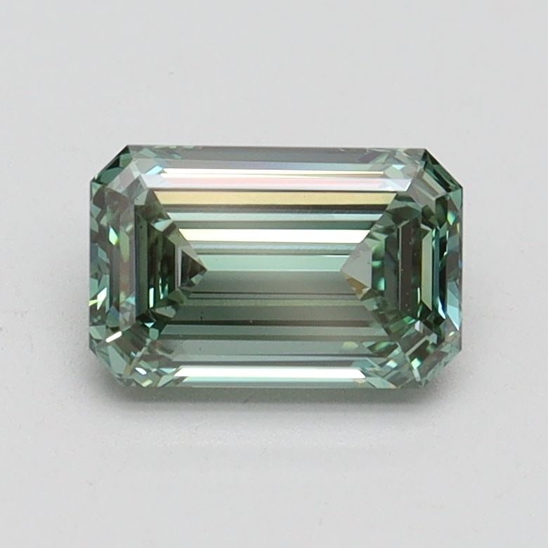 Loose Diamond - EMERALD 1.0ct Fancy Intense Green VS1: Loose Diamond - EMERALD 1.0ct Fancy Intense Green VS1 Source: This is a real non-mined Diamond that has been grown in a lab Shape: EMERALD Carats: 1.0 Color: Fancy Intense Green Certification: IGI Vid