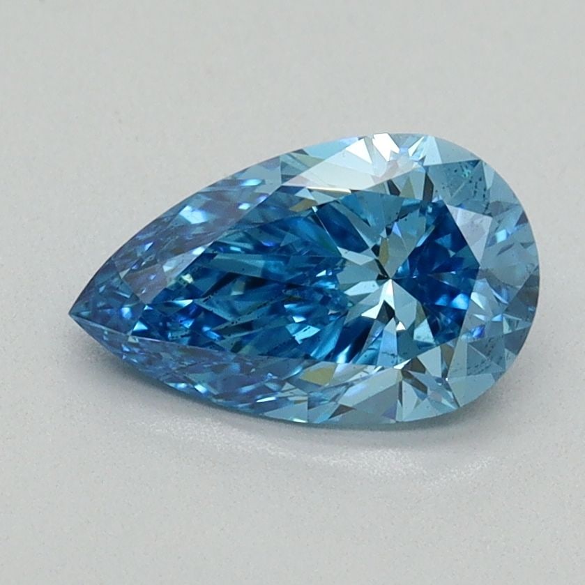Loose Diamond - PEAR 1.07ct Fancy Vivid Blue SI1