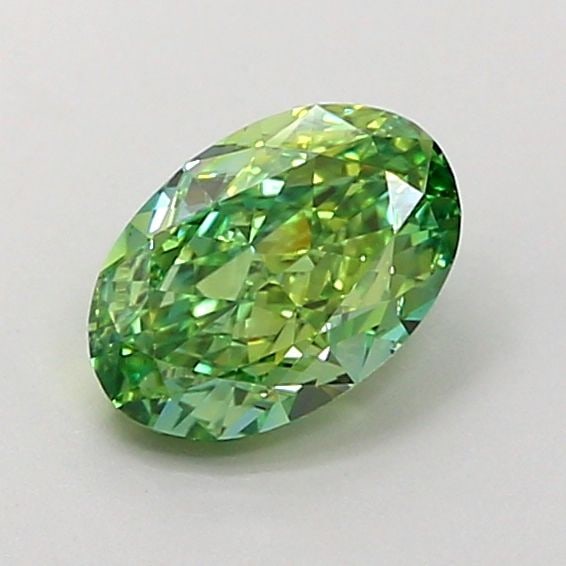 Loose Diamond - OVAL 1.06ct Fancy Vivid Green VVS2: Loose Diamond - OVAL 1.06ct Fancy Vivid Green VVS2 Source: This is a real non-mined Diamond that has been grown in a lab Shape: OVAL Carats: 1.06 Color: Fancy Vivid Green Certification: IGI Video: