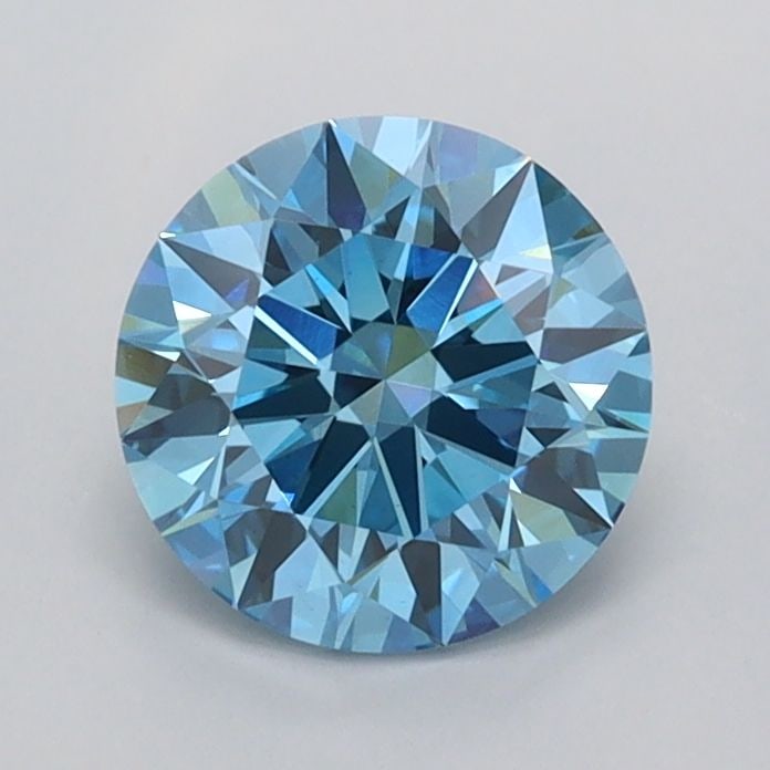 Ideal Loose Diamond - ROUND 1.05ct Fancy Vivid Blue VVS2