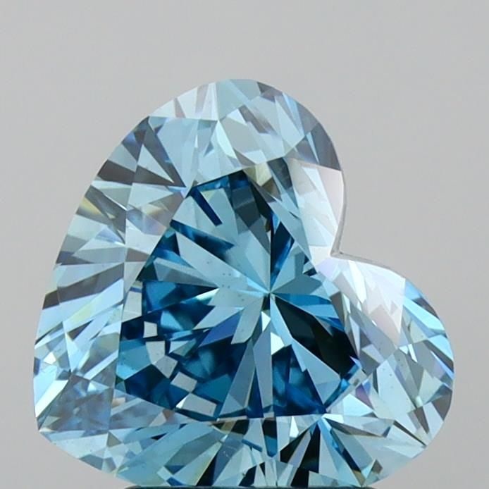 Loose Diamond - HEART 2.25ct Fancy Vivid Blue VS1