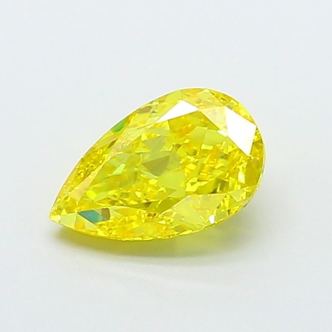 Loose Diamond - PEAR 1.81ct Fancy Vivid Yellow VVS2