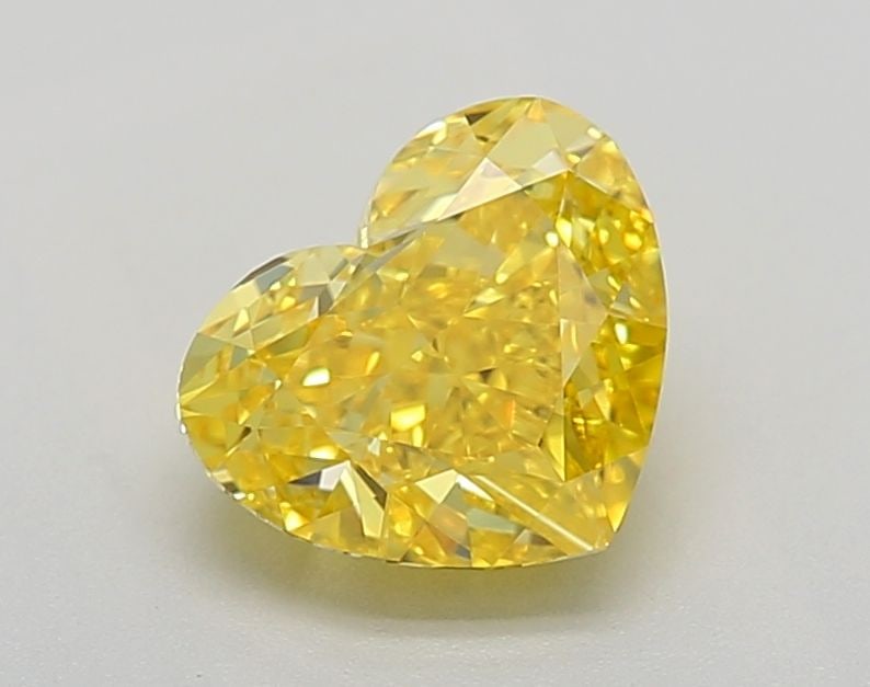 Loose Diamond - HEART 1.31ct Fancy Vivid Yellow VVS2