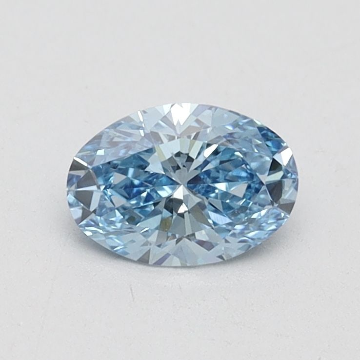 Loose Diamond - OVAL 0.52ct Fancy Vivid Blue VS2: Loose Diamond - OVAL 0.52ct Fancy Vivid Blue VS2 Source: This is a real non-mined Diamond that has been grown in a lab Shape: OVAL Carats: 0.52 Color: Fancy Vivid Blue Certification: IGI Video: Video