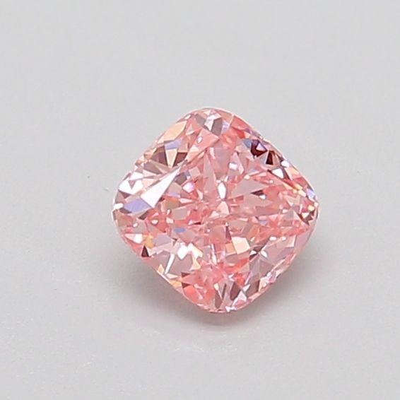 Loose Diamond - CUSHION MODIFIED 0.4ct Fancy Intense Pink VS1: Loose Diamond - CUSHION MODIFIED 0.4ct Fancy Intense Pink VS1 Source: This is a real non-mined Diamond that has been grown in a lab Shape: CUSHION MODIFIED Carats: 0.4 Color: Fancy Intense Pink Certif