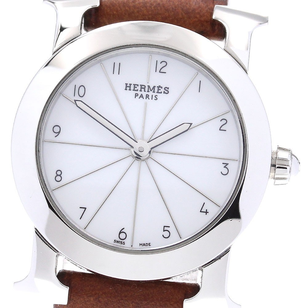 Hermes H Watch Ronde Quartz Ladies Wristwatch HR1.210