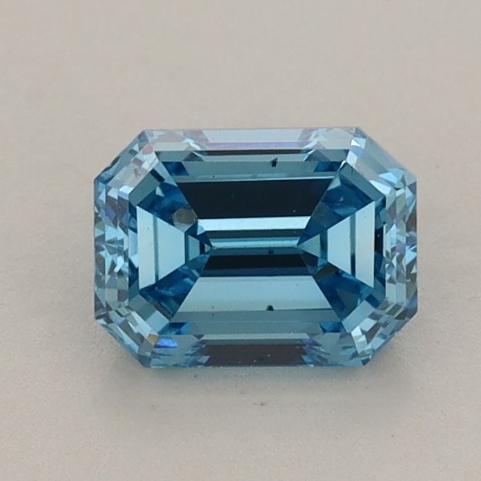 Loose Diamond - EMERALD 0.99ct Fancy Vivid Blue VS2: Loose Diamond - EMERALD 0.99ct Fancy Vivid Blue VS2 Source: This is a real non-mined Diamond that has been grown in a lab Shape: EMERALD Carats: 0.99 Color: Fancy Vivid Blue Certification: IGI Video: