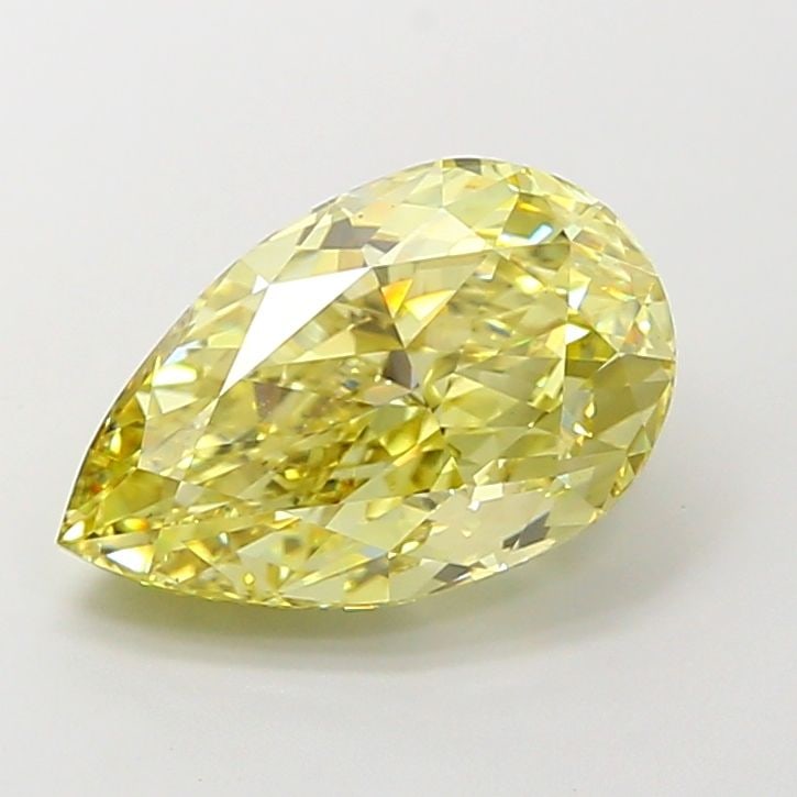 Loose Diamond - PEAR 4.16ct Fancy Yellow VS1: Loose Diamond - PEAR 4.16ct Fancy Yellow VS1 Source: This is a real non-mined Diamond that has been grown in a lab Shape: PEAR Carats: 4.16 Color: Fancy Yellow Certification: IGI Video: