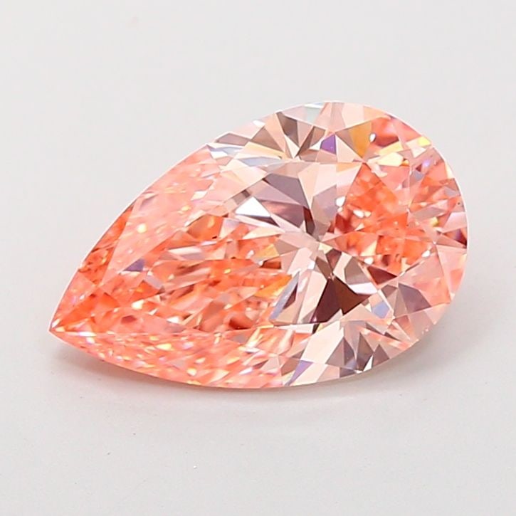 Loose Diamond - PEAR 3.99ct Fancy Vivid Pink VVS2