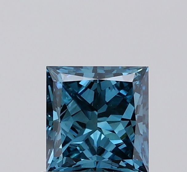 Loose Diamond - PRINCESS 1.0ct Fancy Vivid Blue VS1