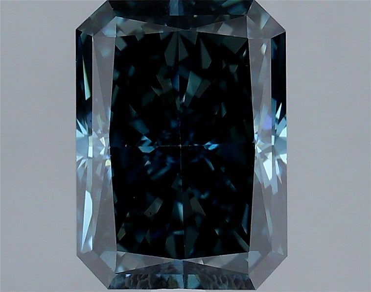 Loose Diamond - RADIANT 2.2ct Fancy Deep Green Blue VS2: Loose Diamond - RADIANT 2.2ct Fancy Deep Green Blue VS2 Source: This is a real non-mined Diamond that has been grown in a lab Shape: RADIANT Carats: 2.2 Color: Fancy Deep Green Blue Certification: IGI
