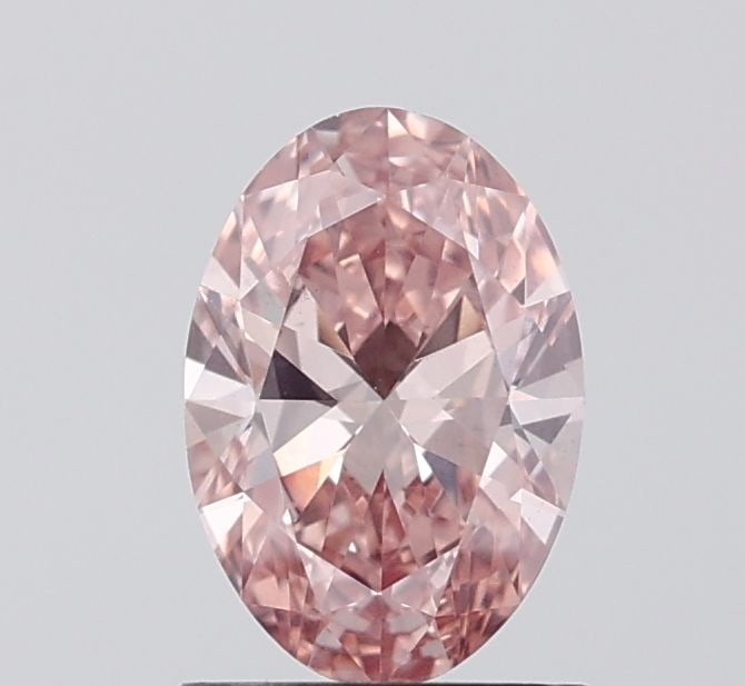 Loose Diamond - OVAL 0.99ct Fancy Intense Brownish Pink VS2