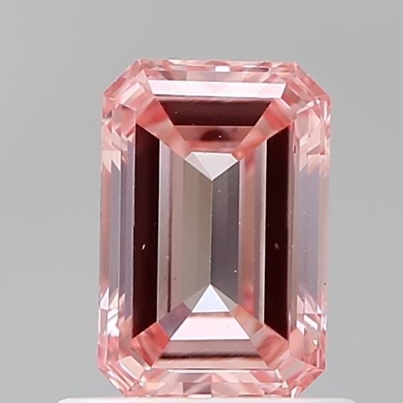 Loose Diamond - EMERALD 0.83ct Fancy Intense Pink VS1
