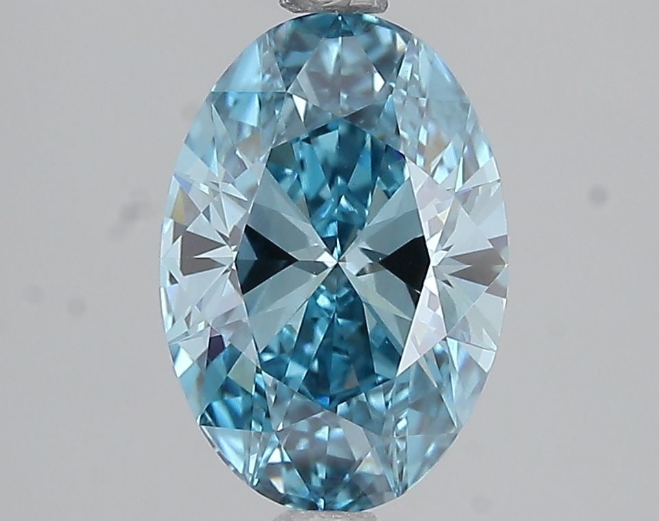 Loose Diamond - OVAL 2.03ct Fancy Vivid Blue VVS2