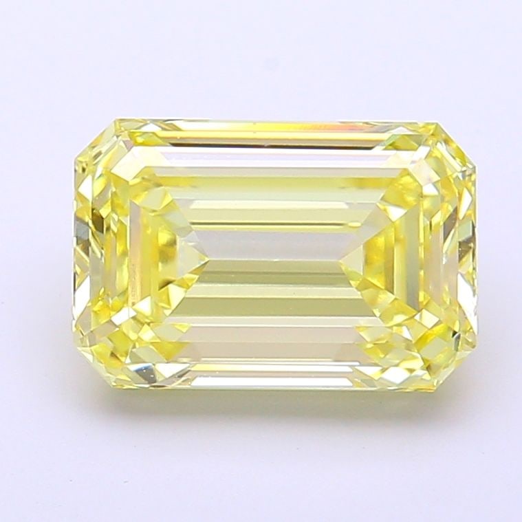 Loose Diamond - EMERALD 3.33ct Fancy Intense Yellow VVS2: Loose Diamond - EMERALD 3.33ct Fancy Intense Yellow VVS2 Source: This is a real non-mined Diamond that has been grown in a lab Shape: EMERALD Carats: 3.33 Color: Fancy Intense Yellow Certification: IG