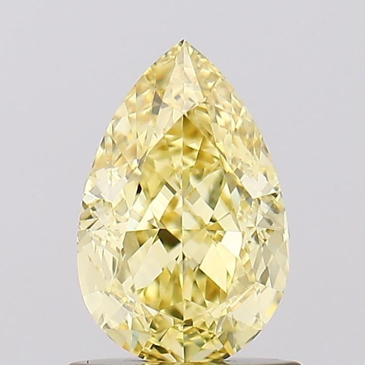 Loose Diamond - PEAR 1.01ct Fancy Intense Yellow VVS2: Loose Diamond - PEAR 1.01ct Fancy Intense Yellow VVS2 Source: This is a real non-mined Diamond that has been grown in a lab Shape: PEAR Carats: 1.01 Color: Fancy Intense Yellow Certification: IGI Vide