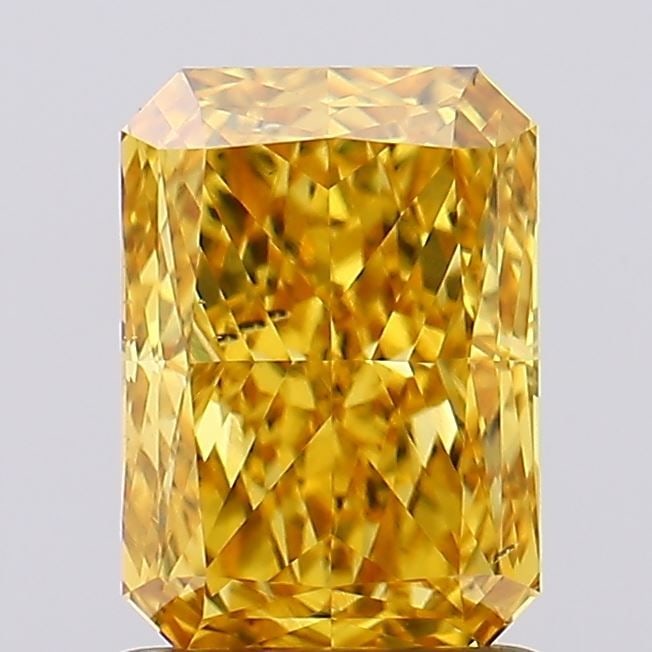 Loose Diamond - RADIANT 1.55ct Fancy Vivid Yellow VS2