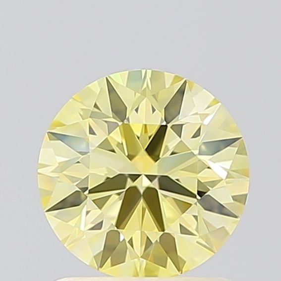Ideal Loose Diamond - ROUND 1.07ct Fancy Intense Yellow VVS2