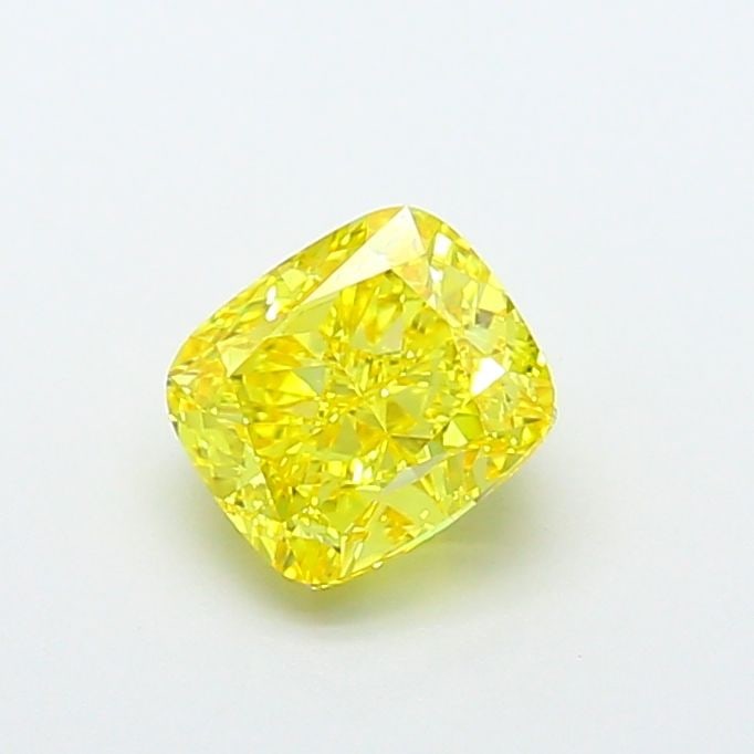 Loose Diamond - CUSHION MODIFIED 1.41ct Fancy Vivid Yellow VVS1