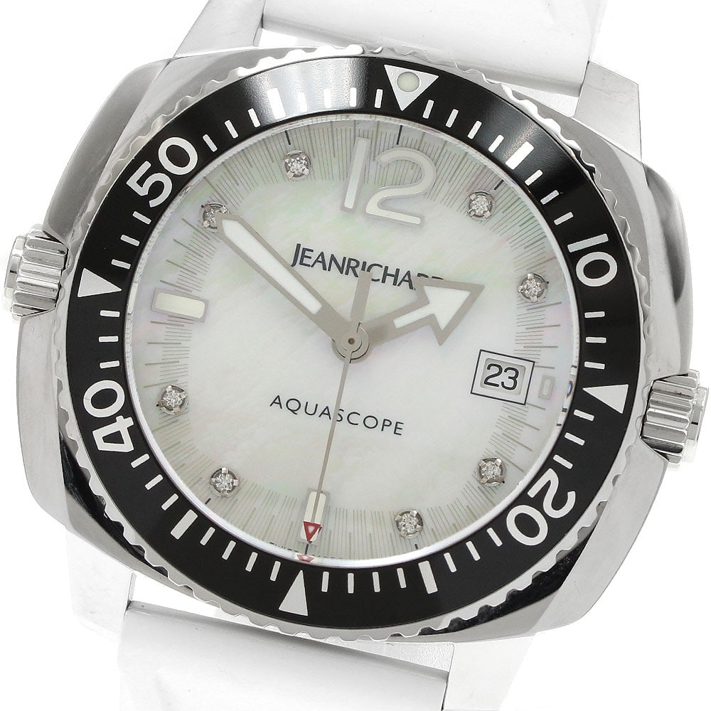 JEANRICHARD Aquascope 60140-11-71C-AC7D Mens Diamond Date Wristwatch