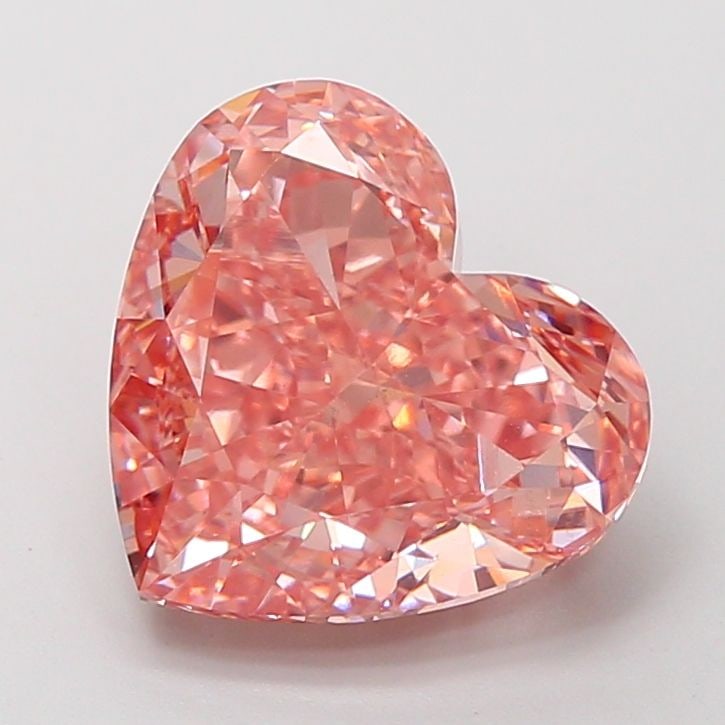 Loose Diamond - HEART 5.02ct Fancy Vivid Pink VS2